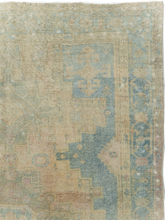 Vintage Persian Bakhtiari Gallery Rug, No.28058 - Staging