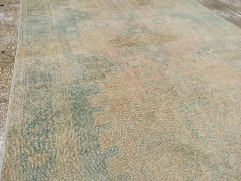 Vintage Persian Bakhtiari Gallery Rug, No.28058 - Staging