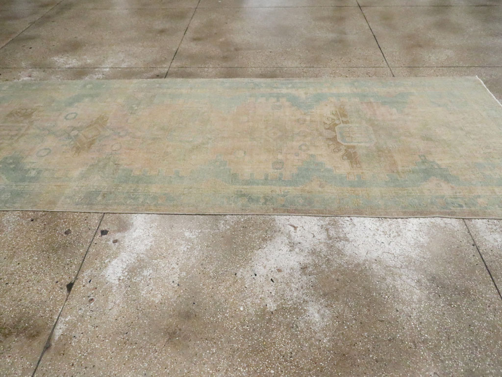 Vintage Persian Bakhtiari Gallery Rug, No.28058 - Staging