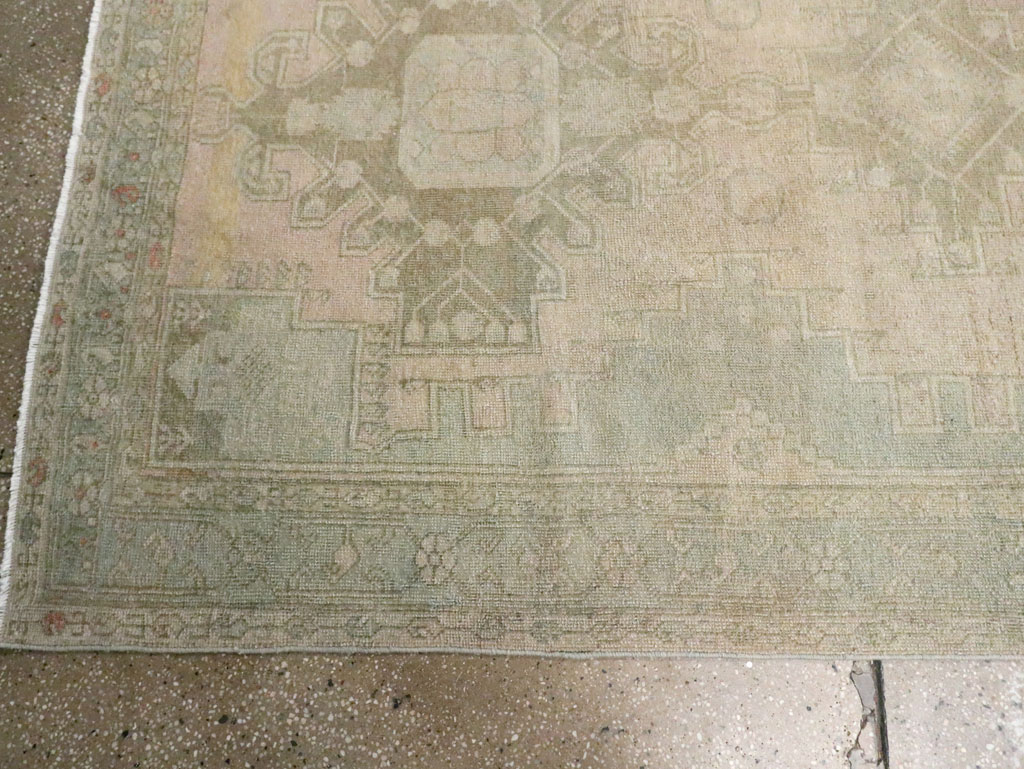 Vintage Persian Bakhtiari Gallery Rug, No.28058 - Staging