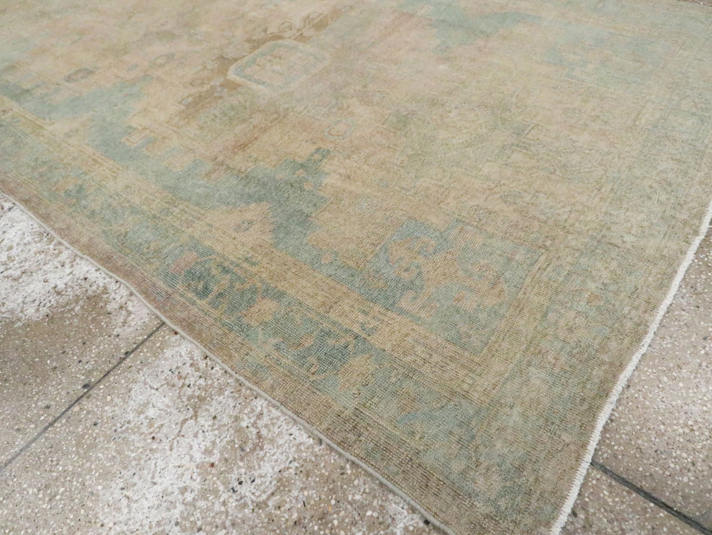 Vintage Persian Bakhtiari Gallery Rug, No.28058 - Staging