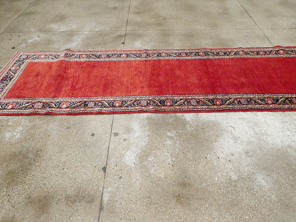 Vintage Persian Mahal Runner, No.28064 - Staging