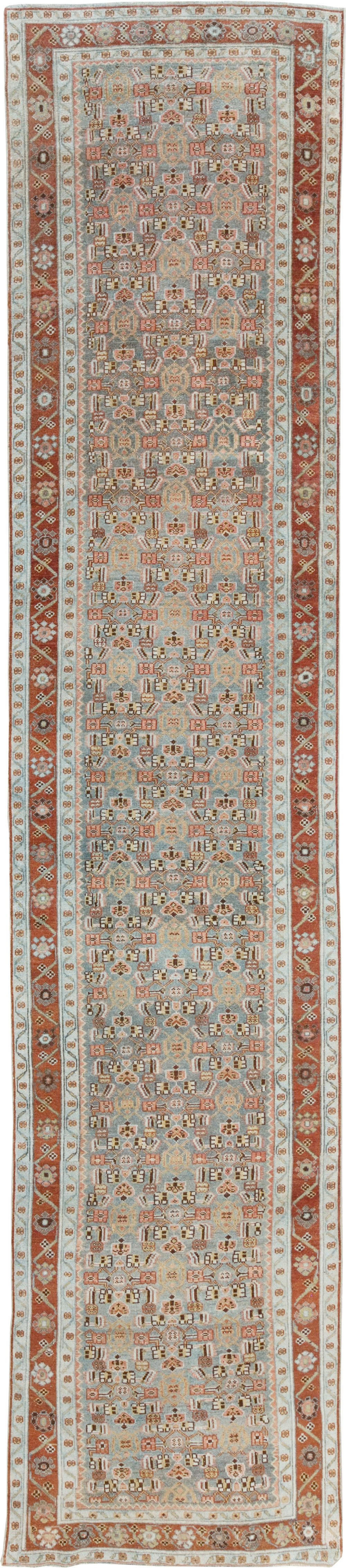 Vintage Persian Malayer Runner, No.28066 - Staging