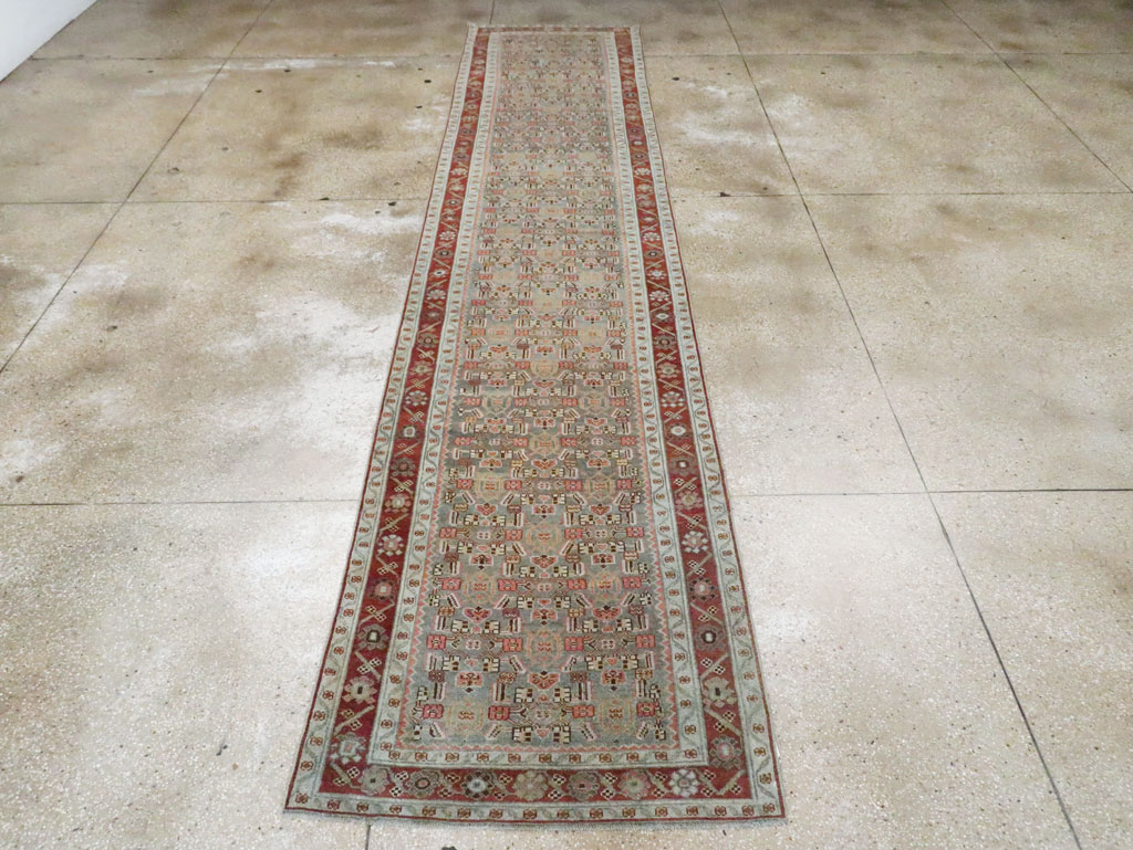 Vintage Persian Malayer Runner, No.28066 - Staging