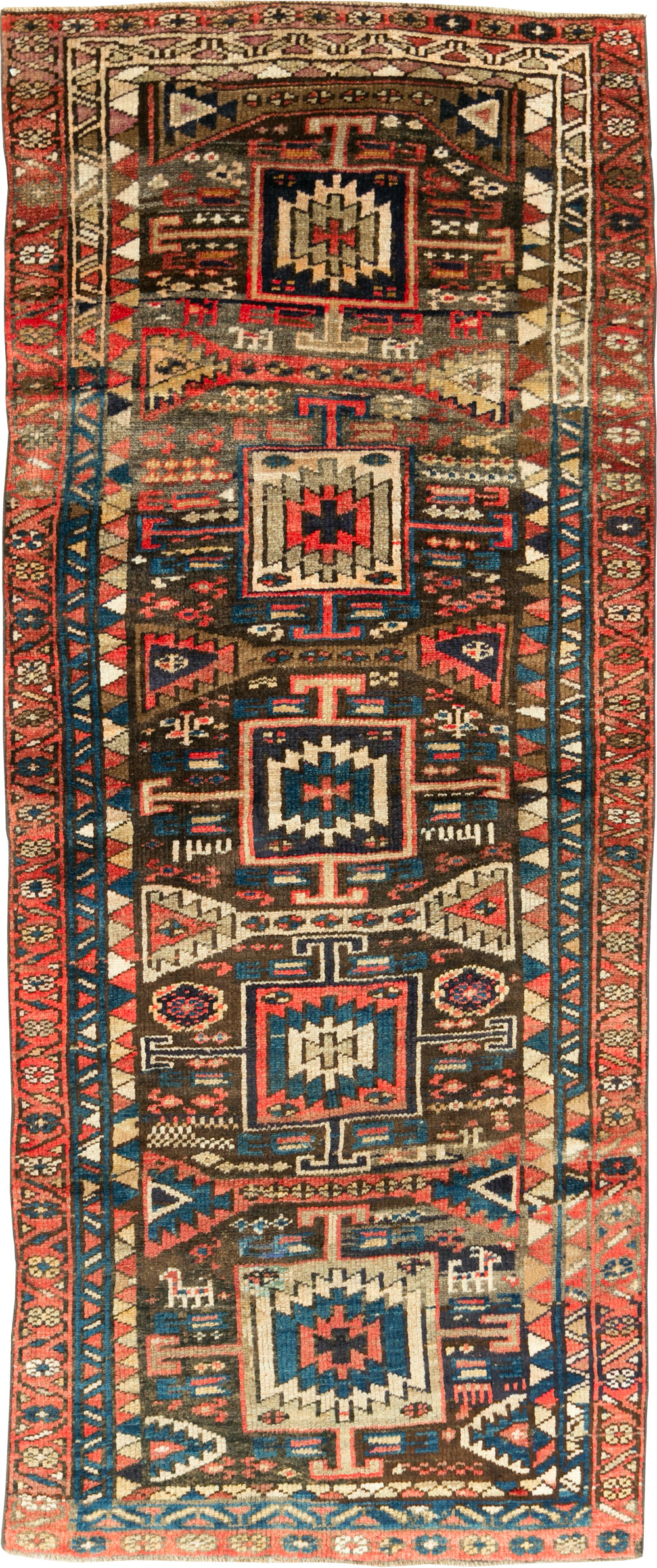 Vintage Northwest Persian Rug, No.28069 - Staging