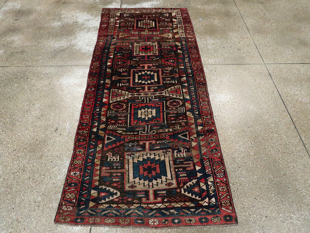 Vintage Northwest Persian Rug, No.28069 - Staging