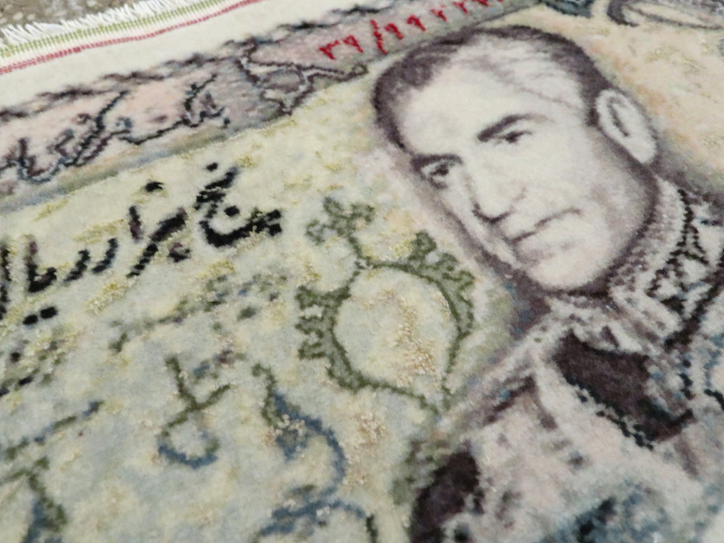 Persian Tabriz Pictorial Rug, No.28088 - Staging