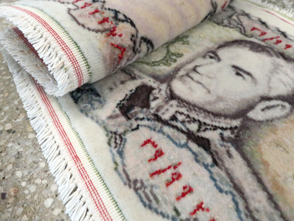 Persian Tabriz Pictorial Rug, No.28088 - Staging