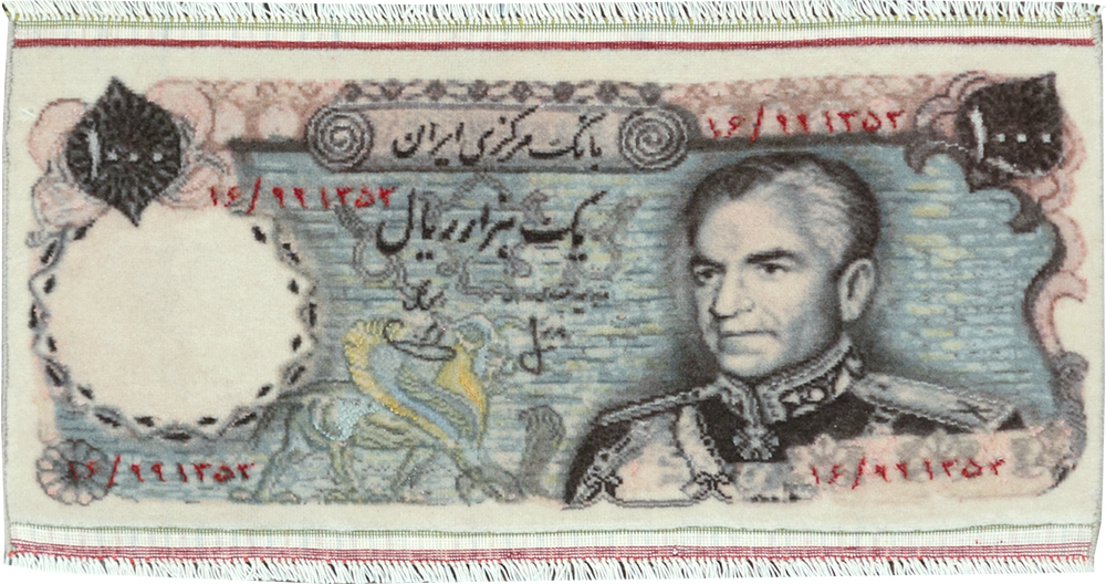 Persian Tabriz Pictorial Rug, No.28089 - Staging