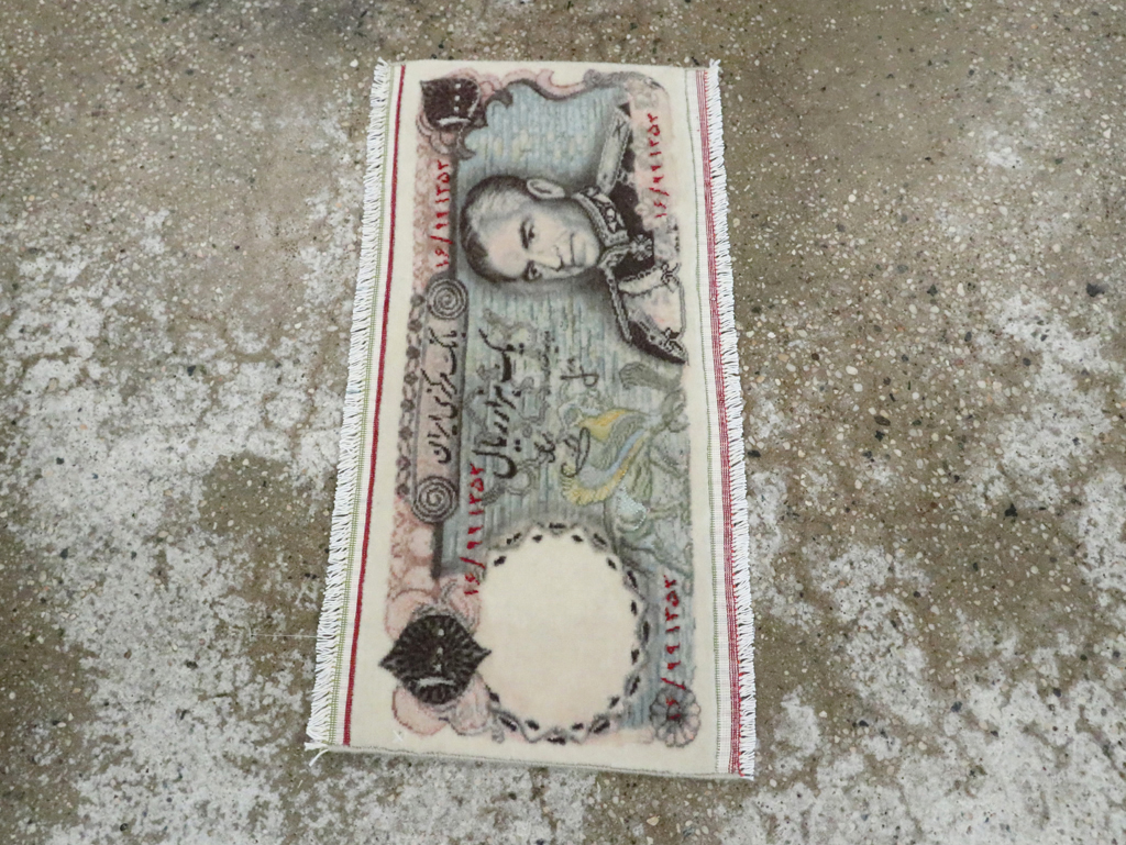 Persian Tabriz Pictorial Rug, No.28089 - Staging