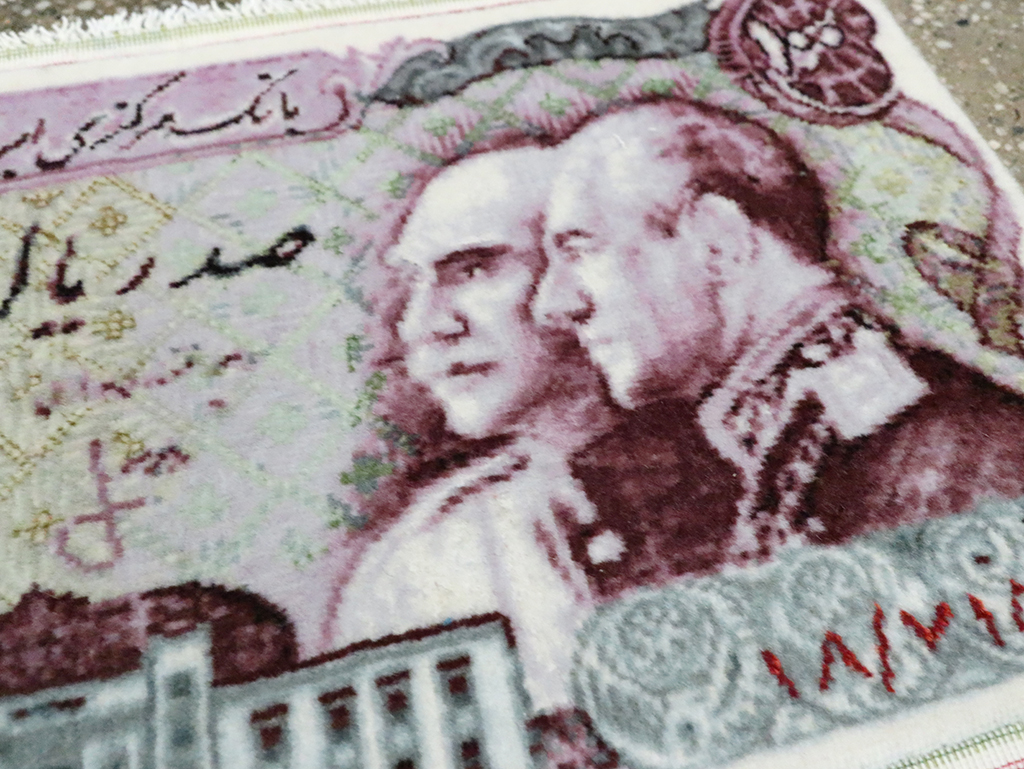 Persian Tabriz Pictorial Rug, No.28096 - Staging