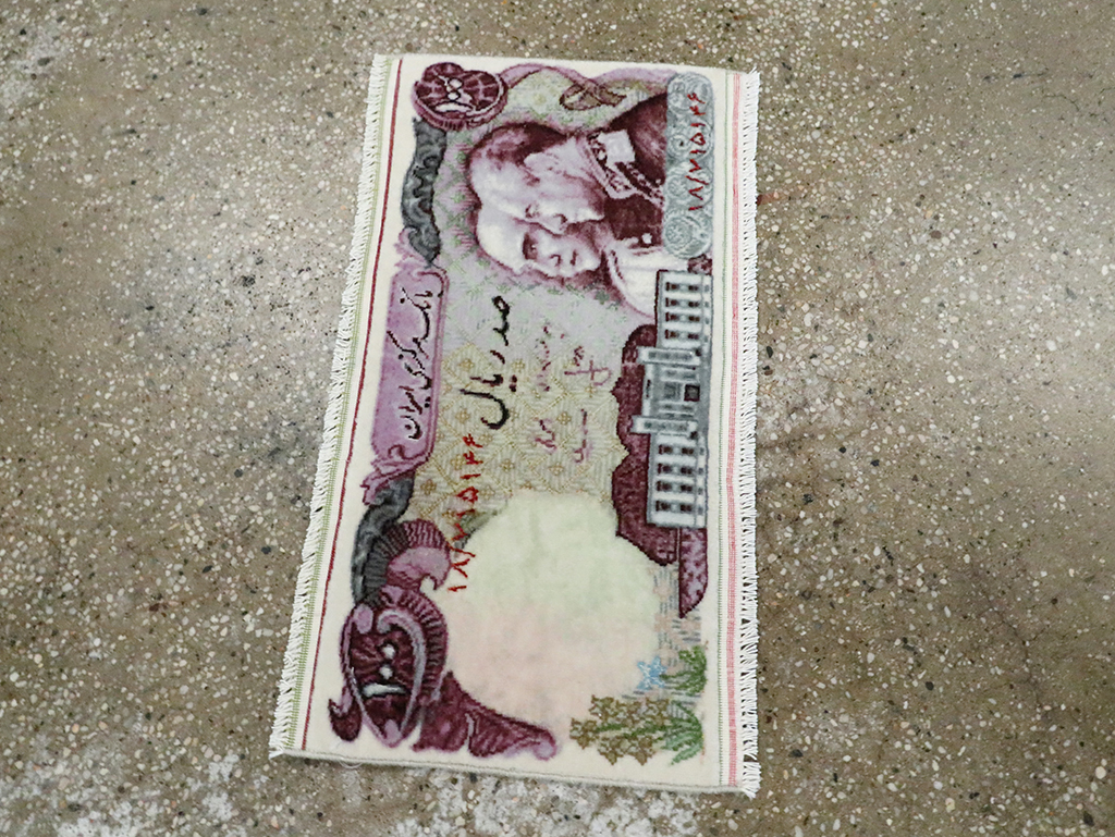 Persian Tabriz Pictorial Rug, No.28096 - Staging