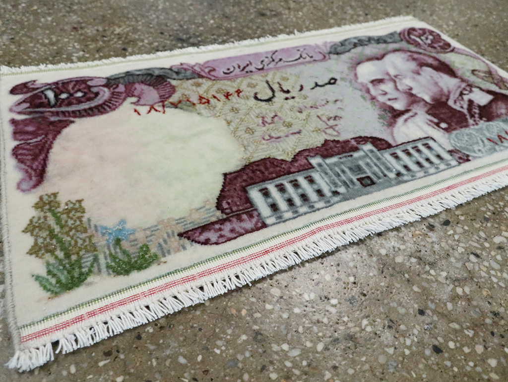 Persian Tabriz Pictorial Rug, No.28096 - Staging