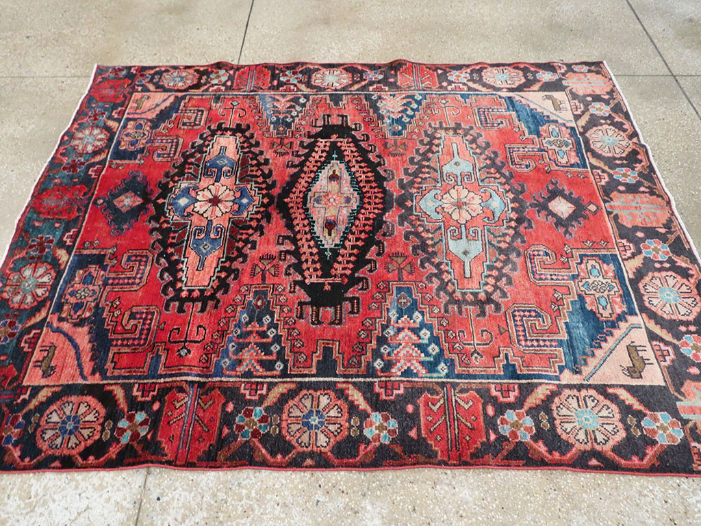 Vintage Persian Veece Rug, No.28108 - Staging