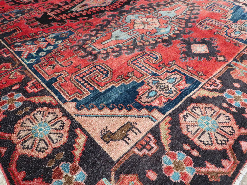Vintage Persian Veece Rug, No.28108 - Staging