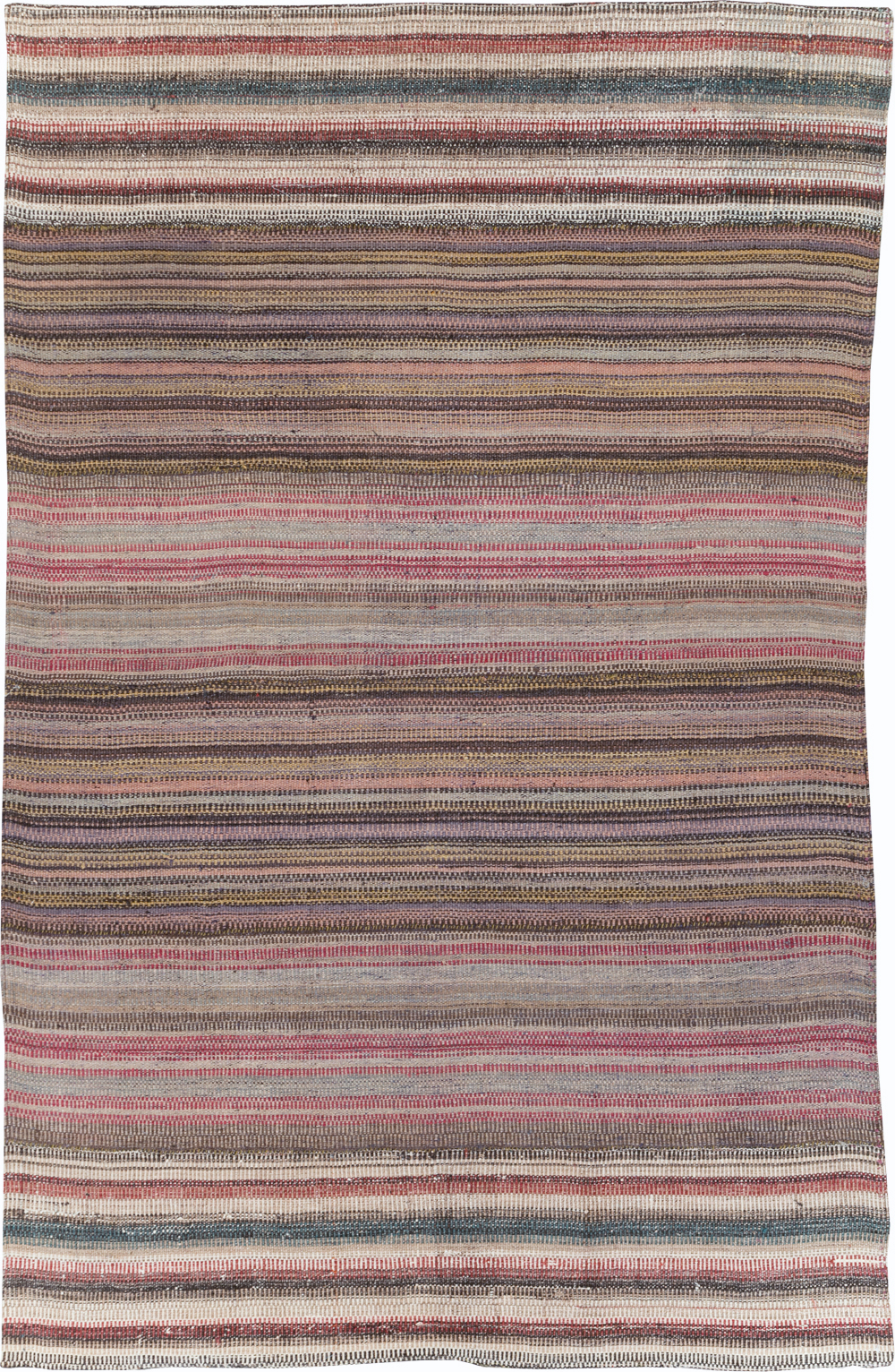 Vintage Persian Flatweave, No.28109 - Staging