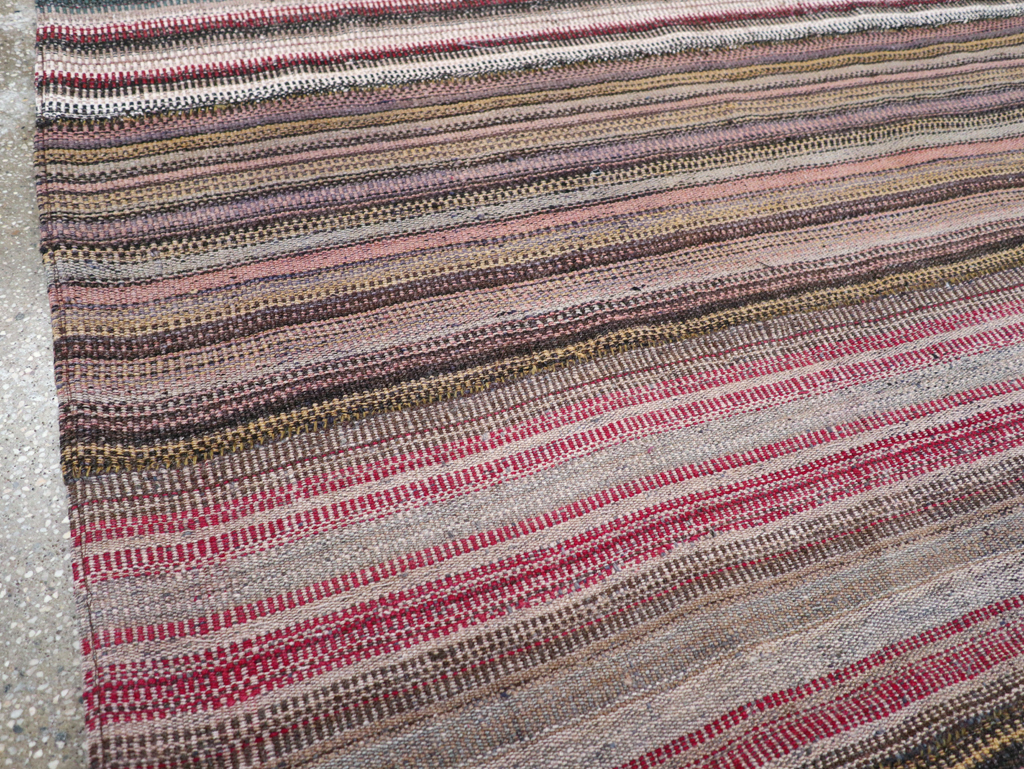 Vintage Persian Flatweave, No.28109 - Staging