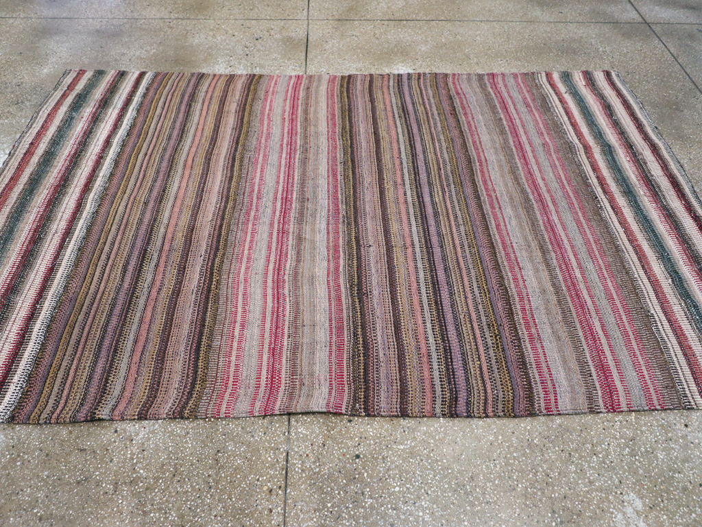 Vintage Persian Flatweave, No.28109 - Staging
