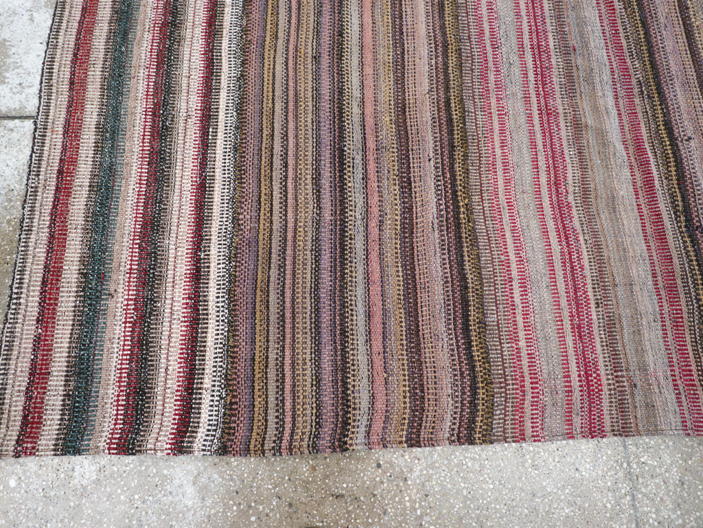 Vintage Persian Flatweave, No.28109 - Staging