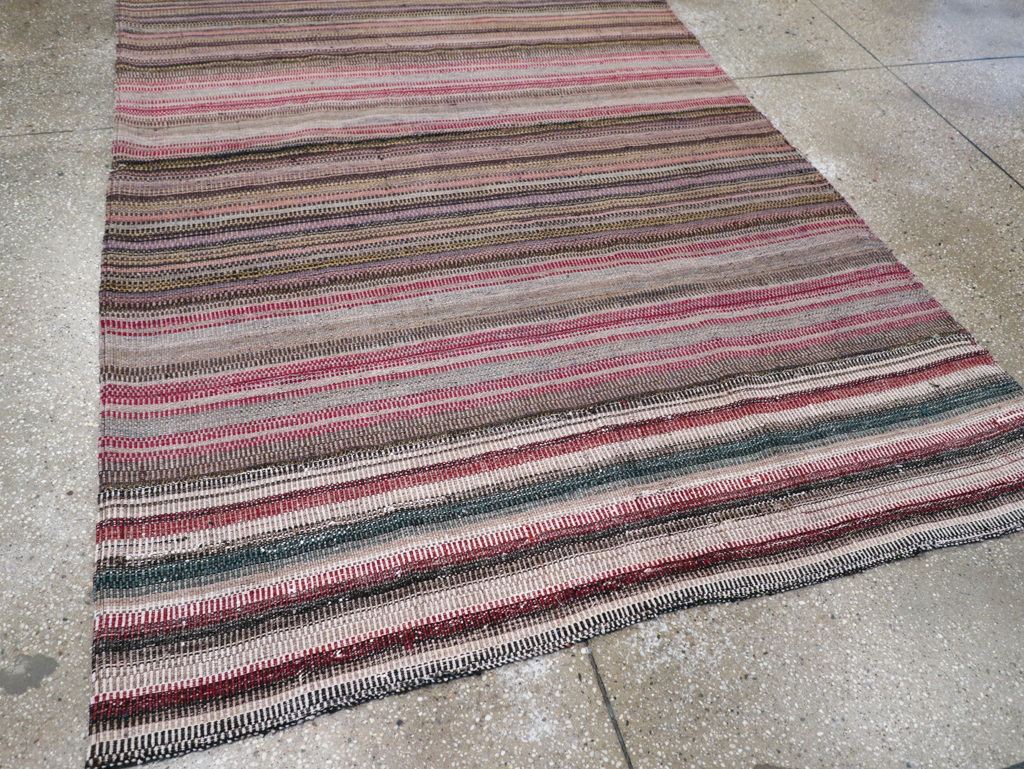 Vintage Persian Flatweave, No.28109 - Staging