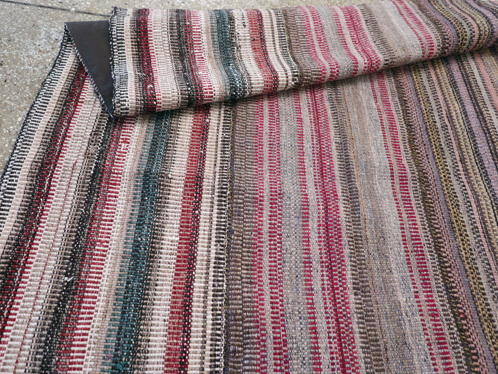 Vintage Persian Flatweave, No.28109 - Staging