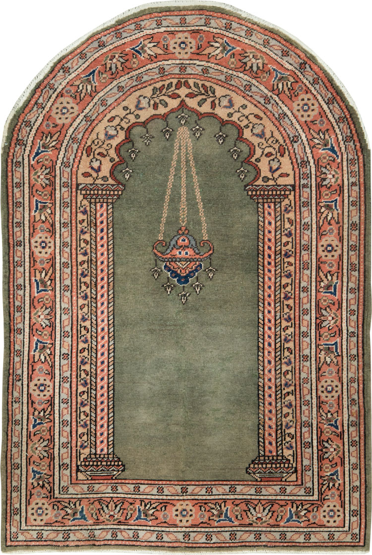 Vintage Turkish Sivas Rug, No.28116 - Staging
