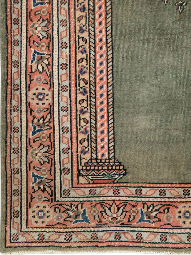 Vintage Turkish Sivas Rug, No.28116 - Staging