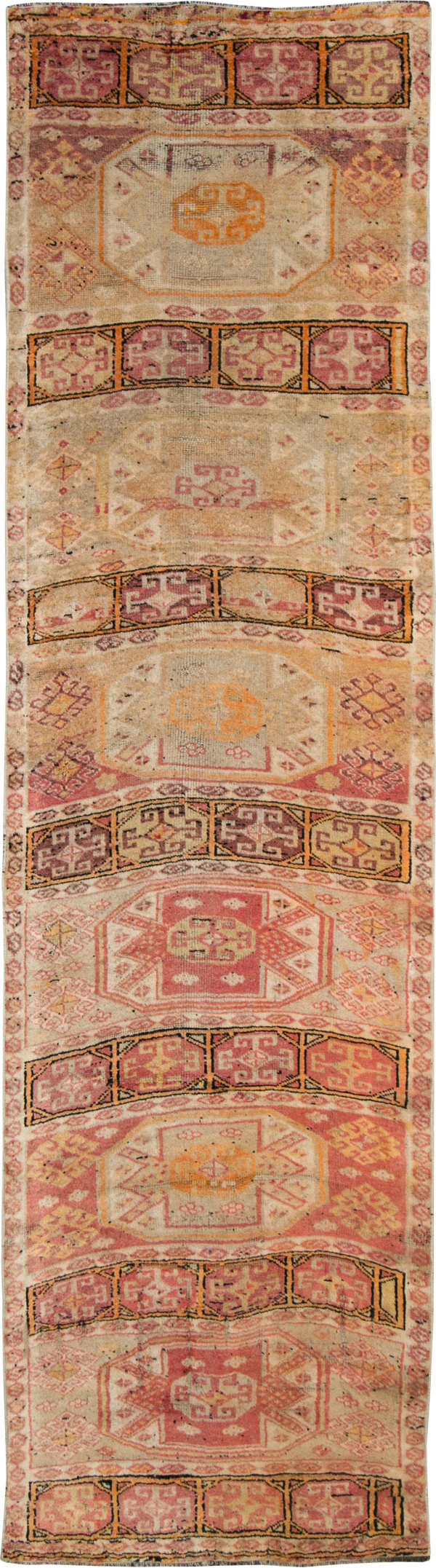 Vintage Turkish Anatolian Runner, No.28117 - Staging