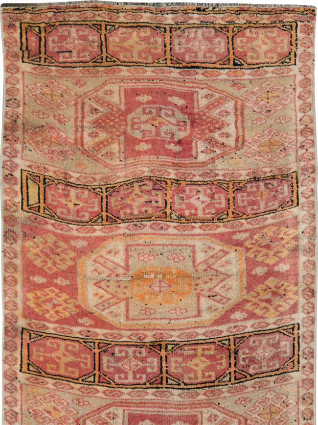 Vintage Turkish Anatolian Runner, No.28117 - Staging