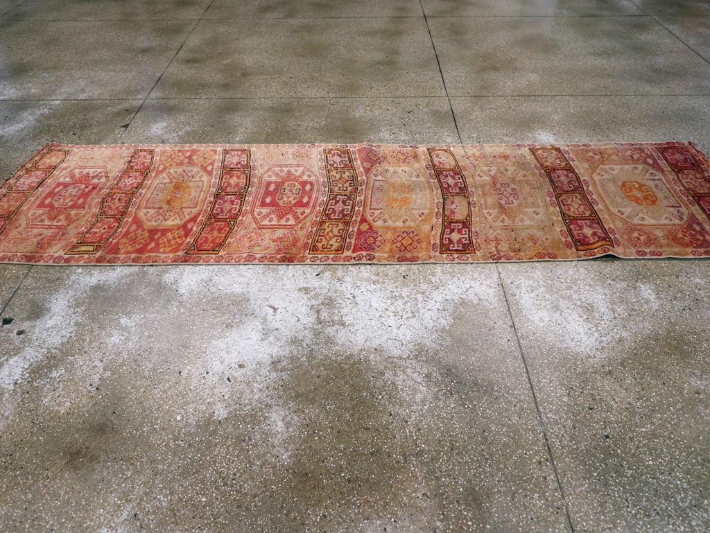 Vintage Turkish Anatolian Runner, No.28117 - Staging