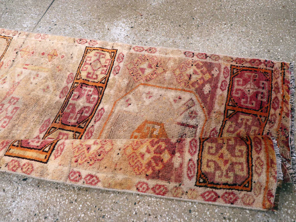 Vintage Turkish Anatolian Runner, No.28117 - Staging