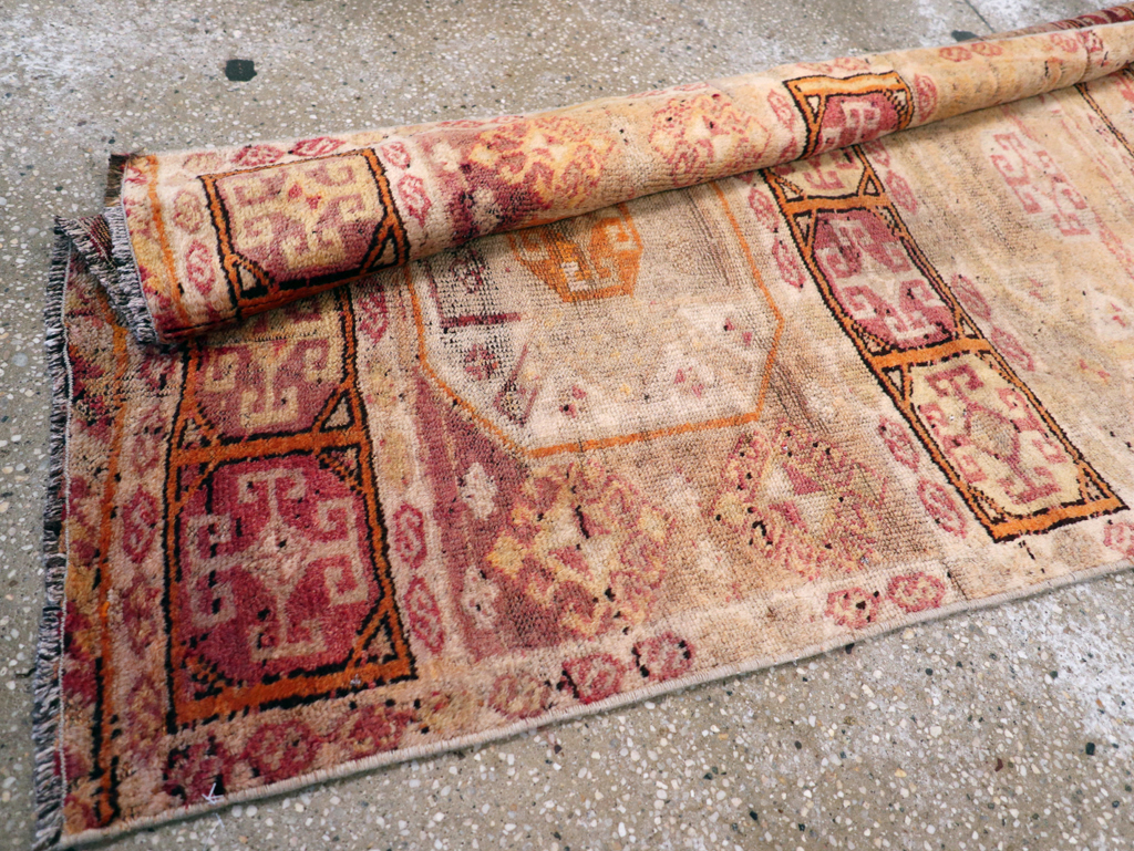 Vintage Turkish Anatolian Runner, No.28117 - Staging