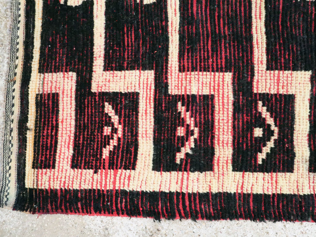 Vintage Turkish Tulu Accent Rug, No.28119 - Staging