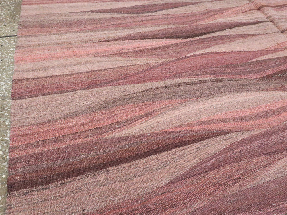 Modern Turkish Flatweave, No.28126 - Staging