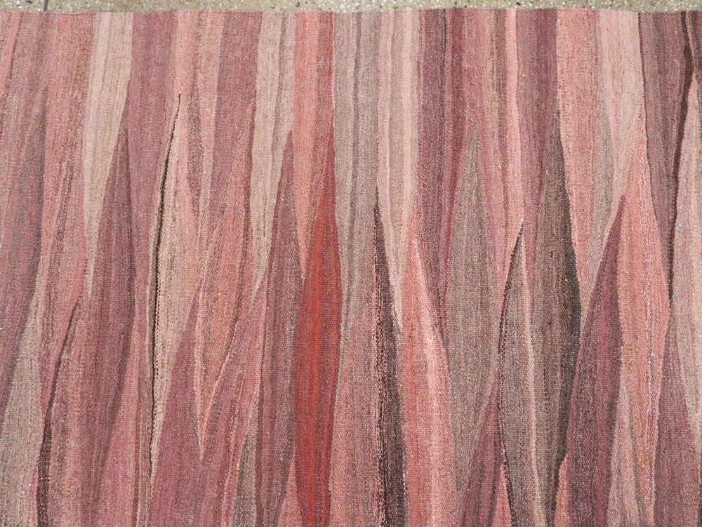 Modern Turkish Flatweave, No.28126 - Staging