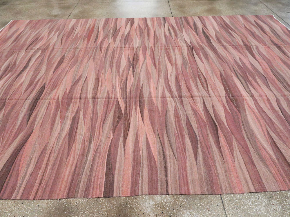 Modern Turkish Flatweave, No.28126 - Staging