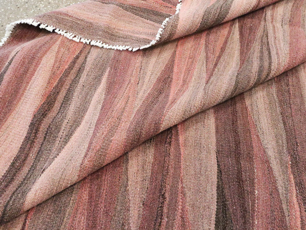 Modern Turkish Flatweave, No.28126 - Staging