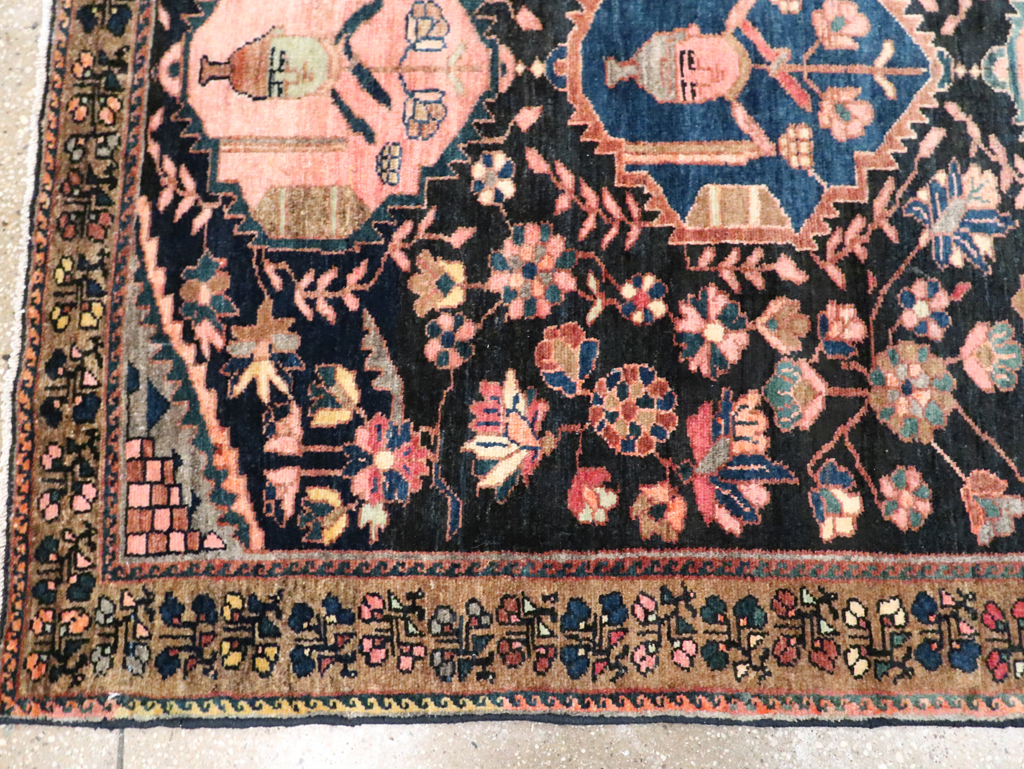 Antique Persian Pictorial Malayer Rug, No.28133 - Staging