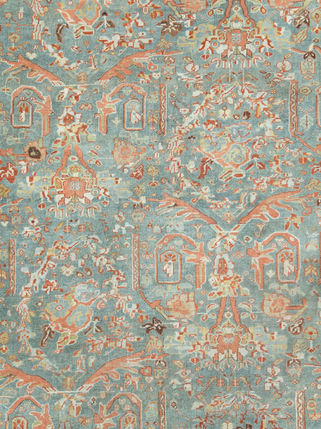 Antique Persian Mahal Oversize Carpet, No.28149 - Staging