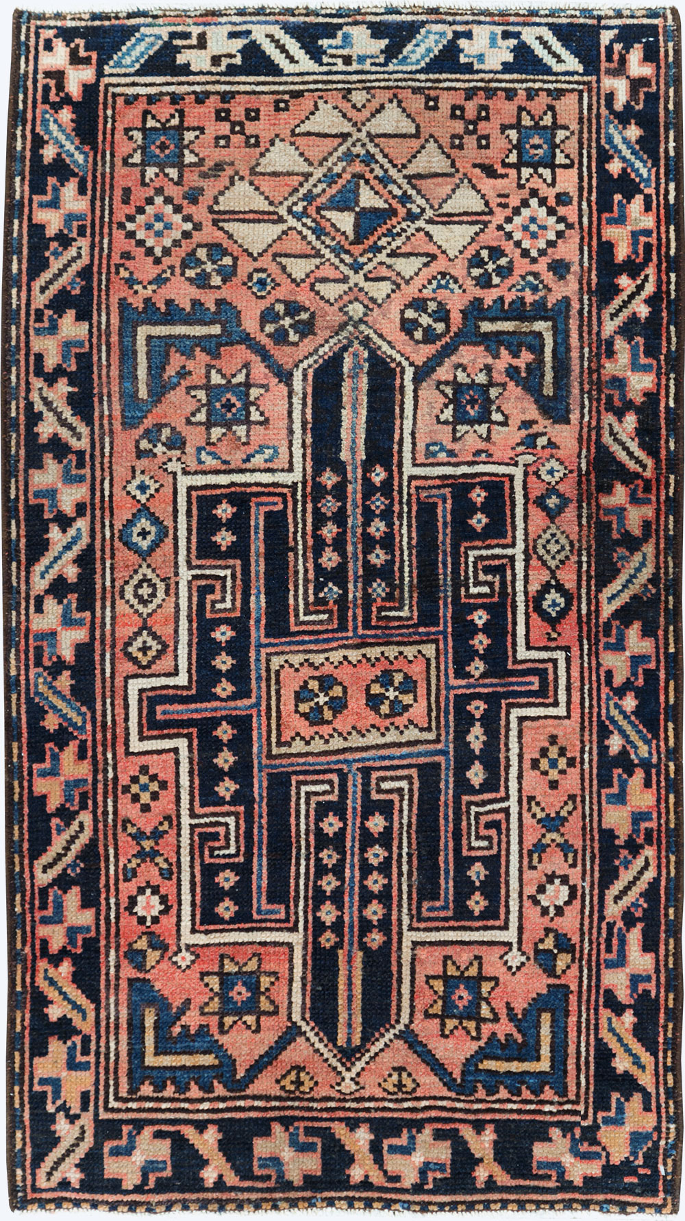 Vintage Persian Malayer Rug (Pair: 1 of 2), No.28153 - Staging