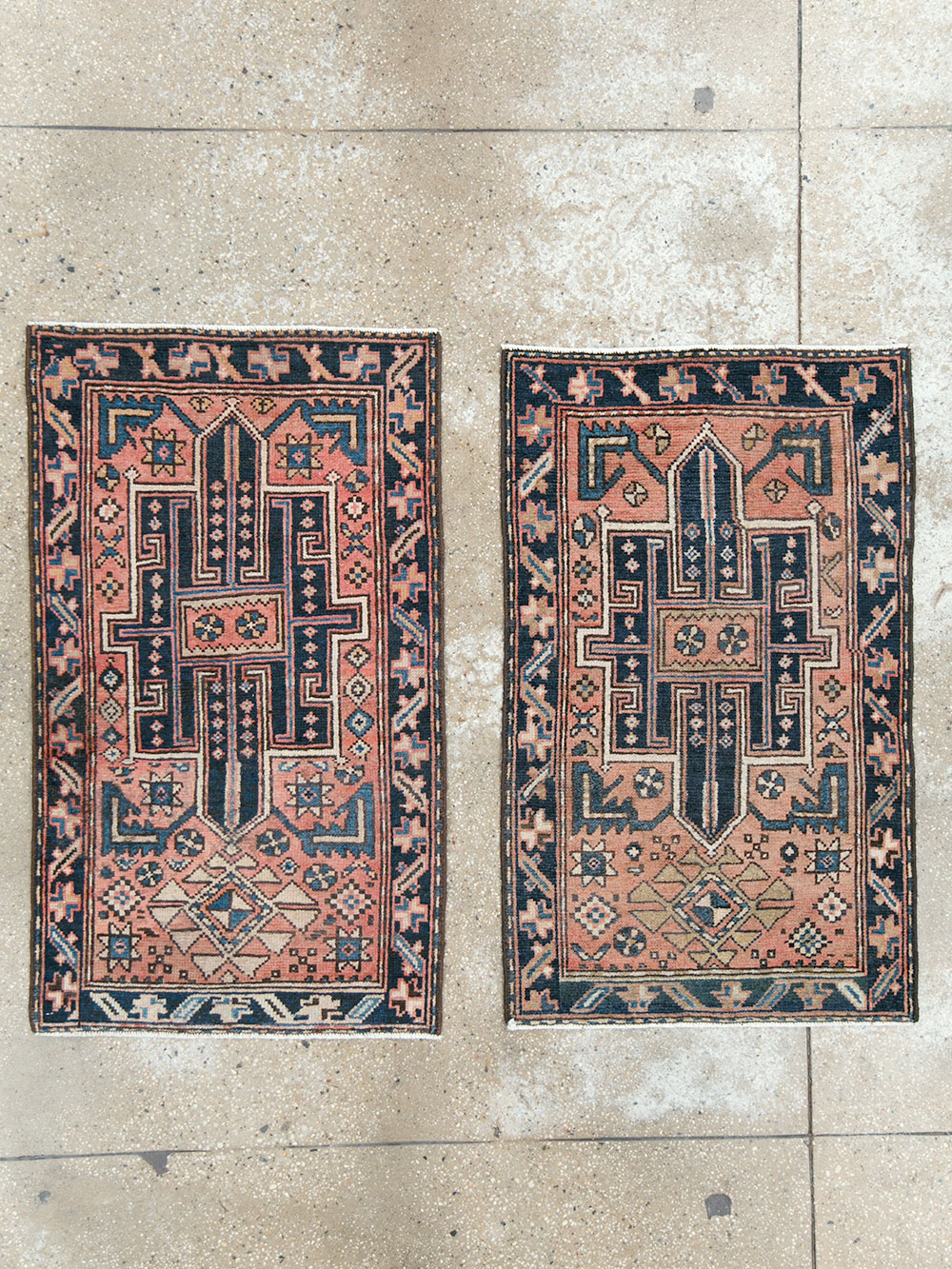 Vintage Persian Malayer Rug (Pair: 1 of 2), No.28153 - Staging