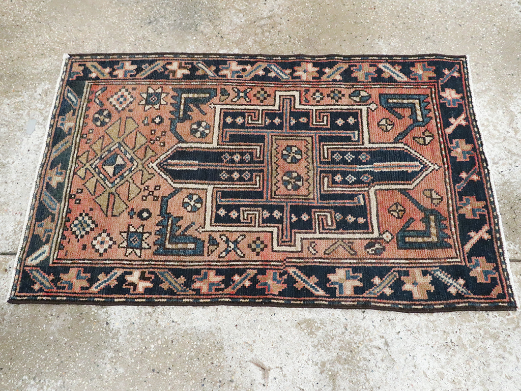 Vintage Persian Malayer Rug (Pair: 2 of 2), No.28154 - Staging