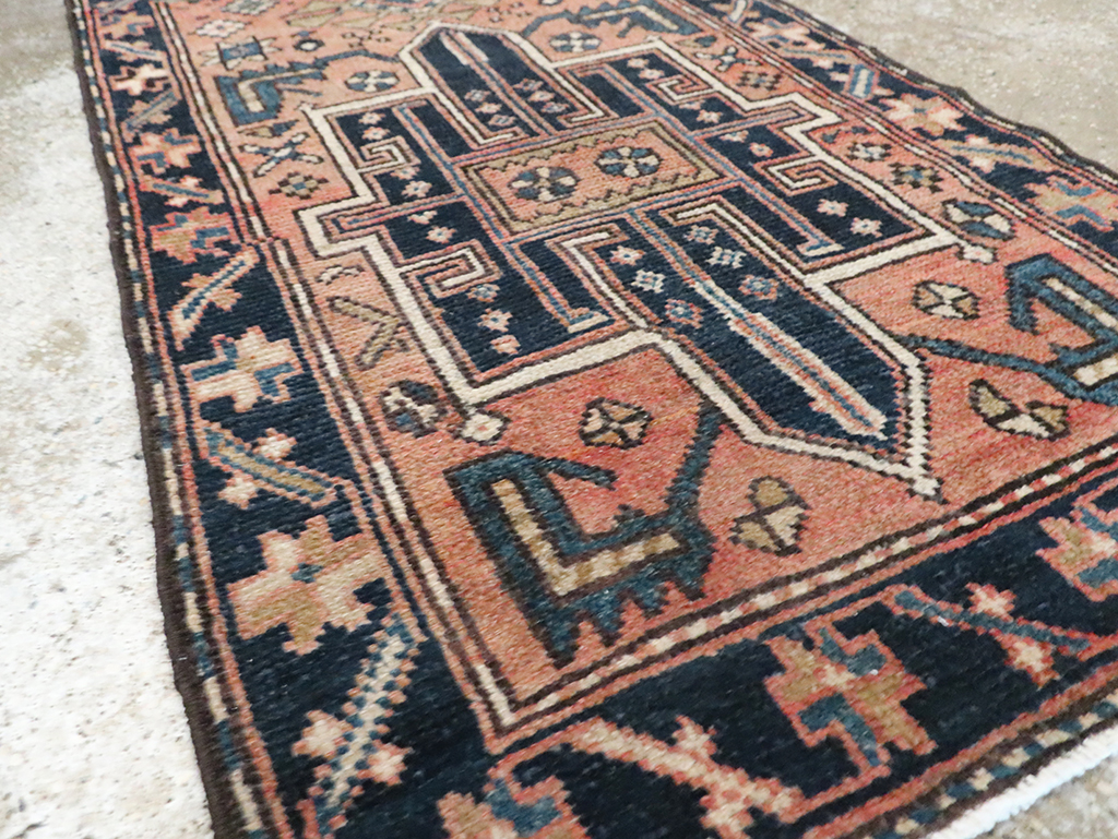 Vintage Persian Malayer Rug (Pair: 2 of 2), No.28154 - Staging