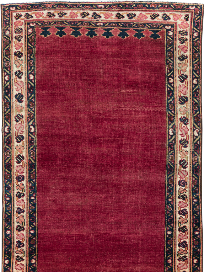 Vintage Persian Mahal Long Runner, No.28162 - Staging