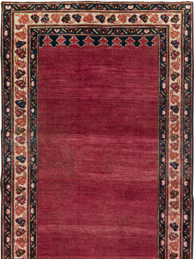Vintage Persian Mahal Long Runner, No.28162 - Staging