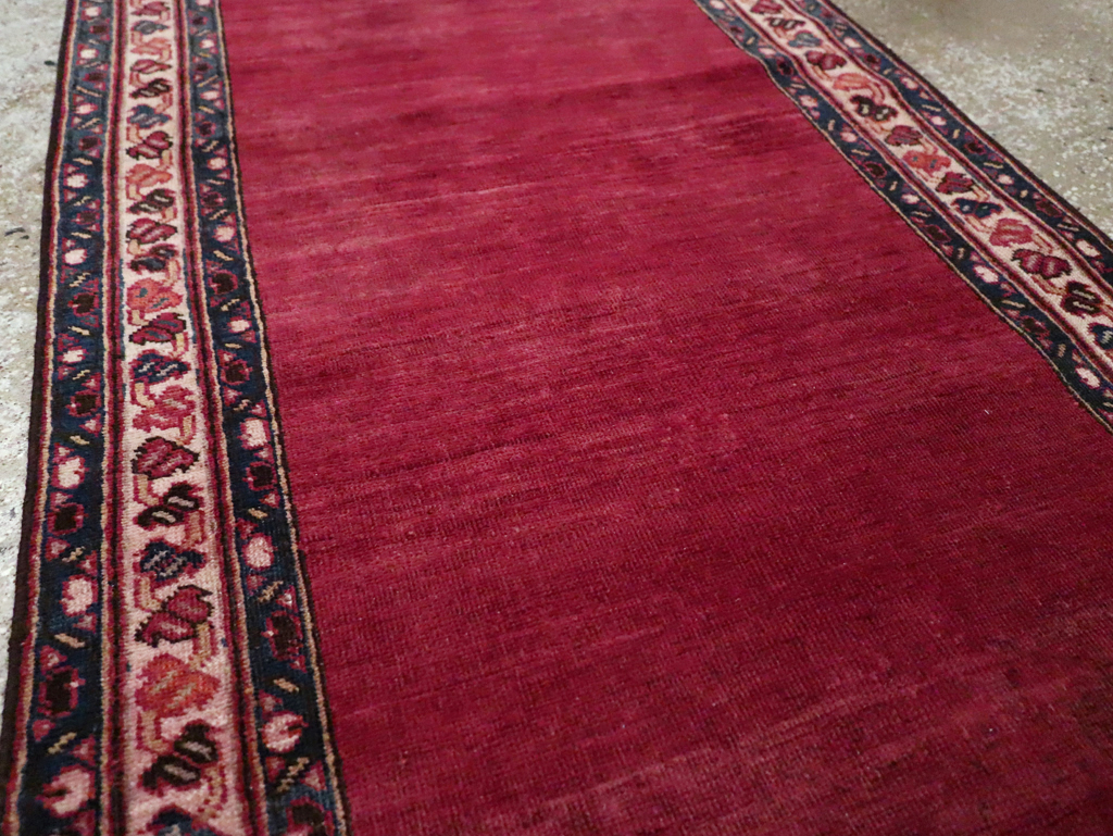 Vintage Persian Mahal Long Runner, No.28162 - Staging