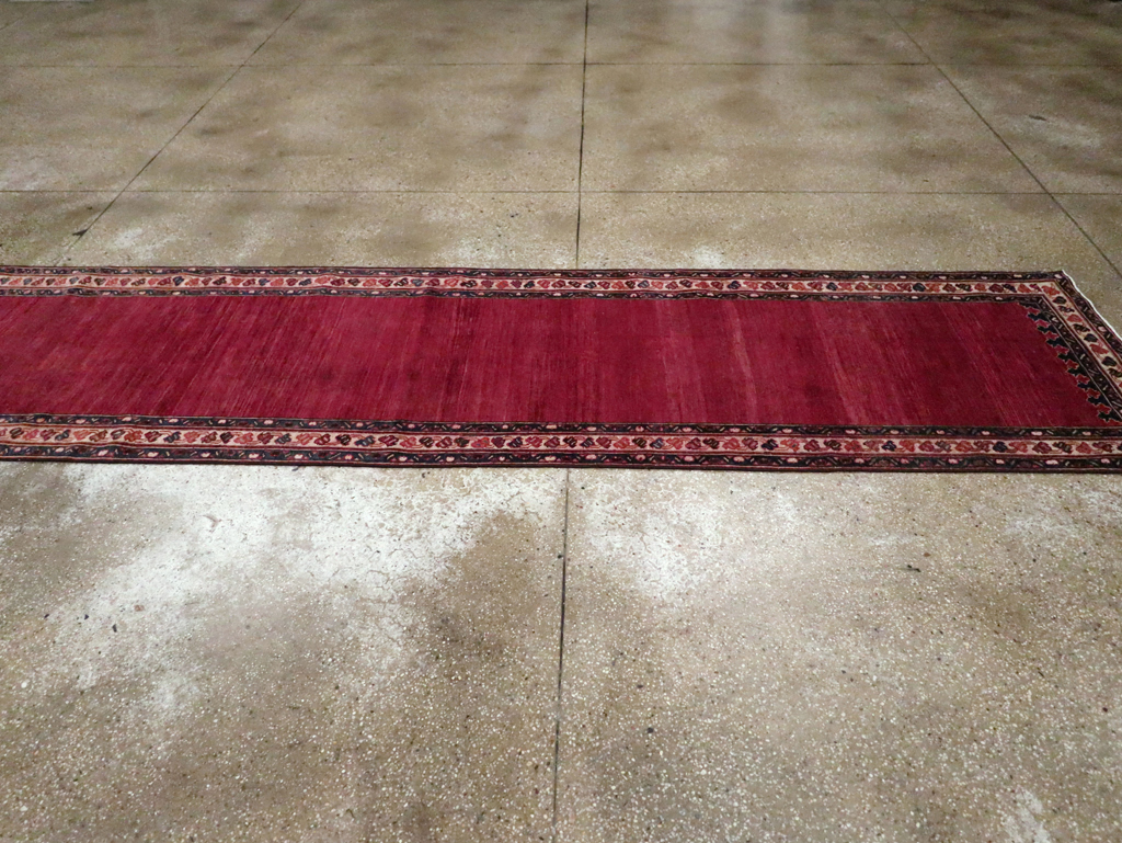 Vintage Persian Mahal Long Runner, No.28162 - Staging