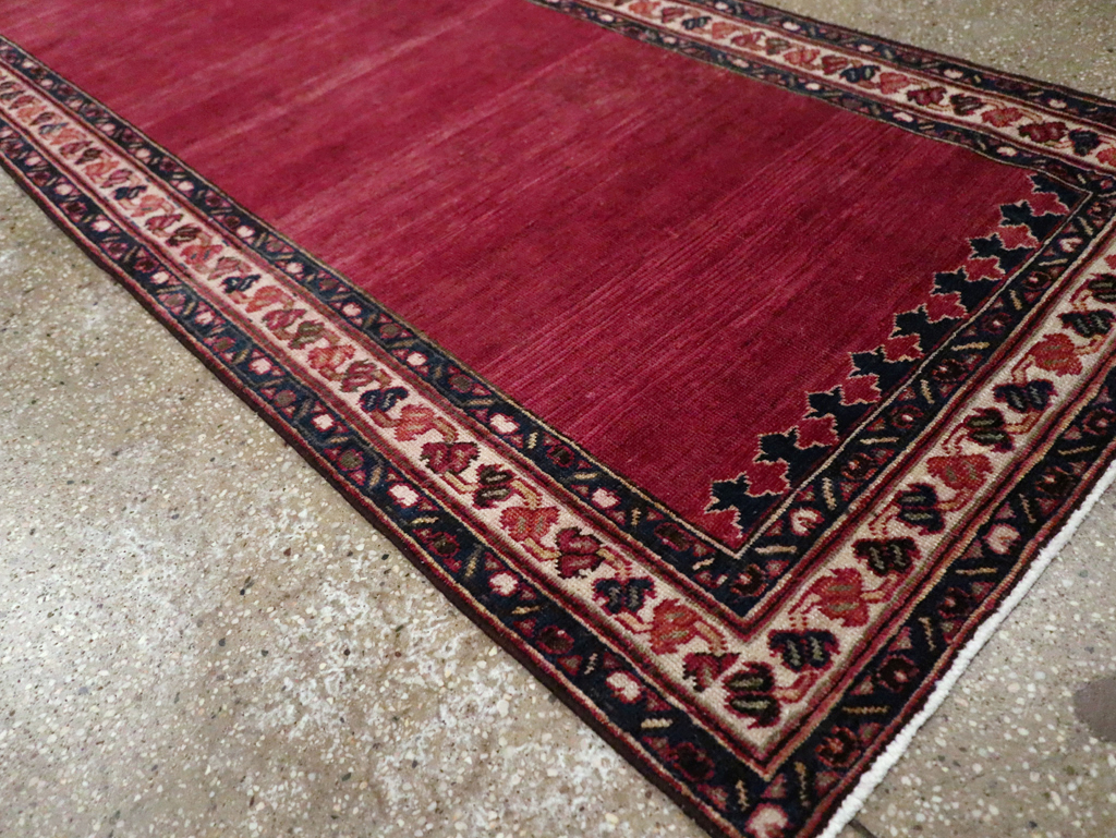 Vintage Persian Mahal Long Runner, No.28162 - Staging