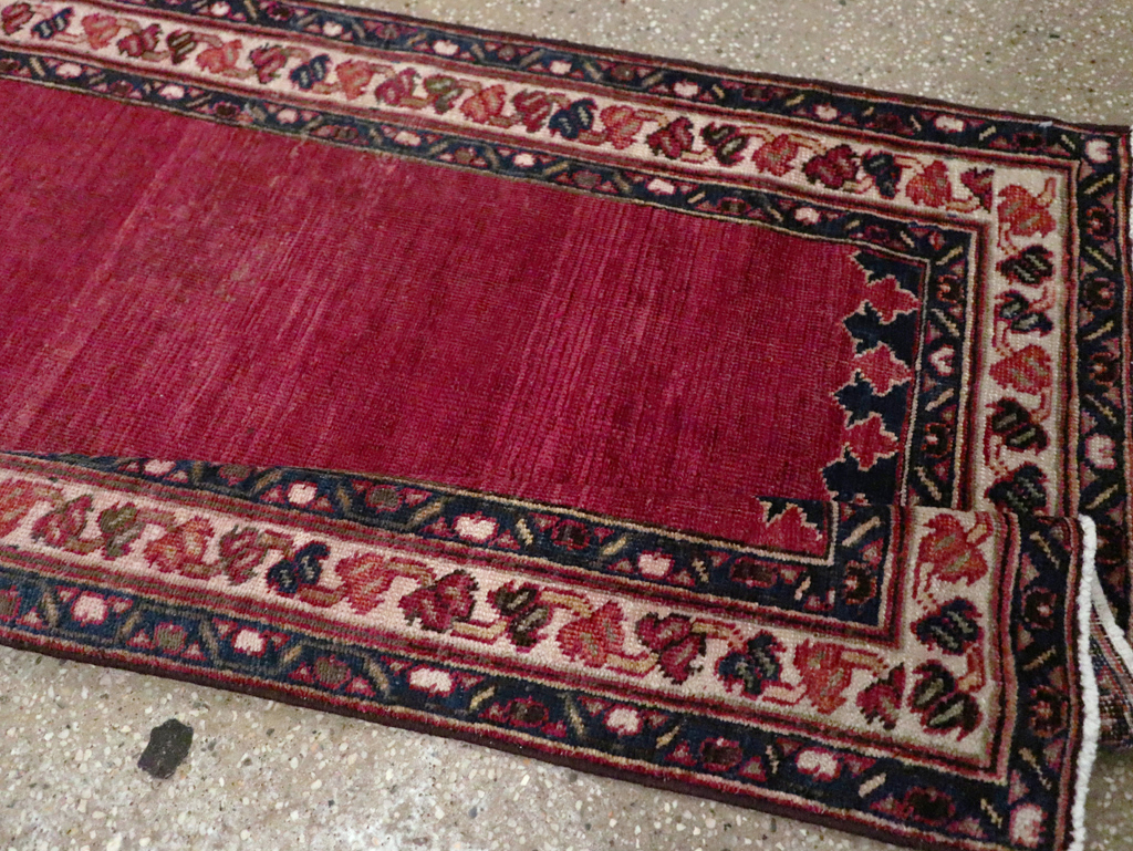 Vintage Persian Mahal Long Runner, No.28162 - Staging