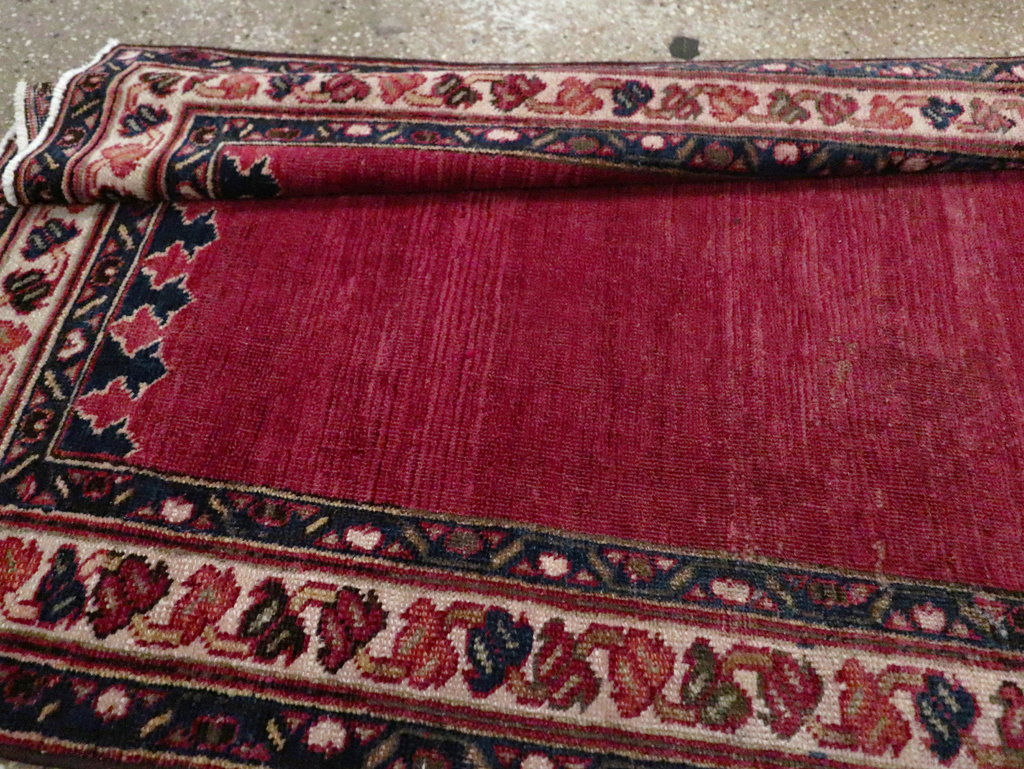 Vintage Persian Mahal Long Runner, No.28162 - Staging